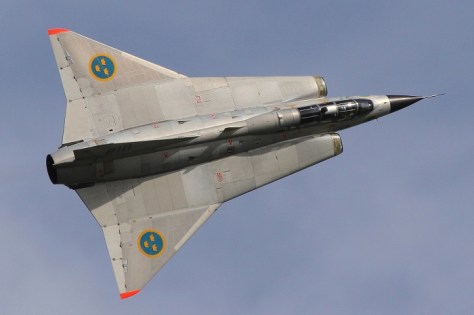 The Saab J-35 Draken, the technical secrets and capabilities of which Wennerström forwarded to the GRU.